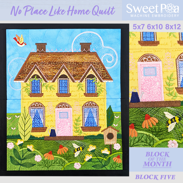 BOM No Place Like Home Quilt - Block 5