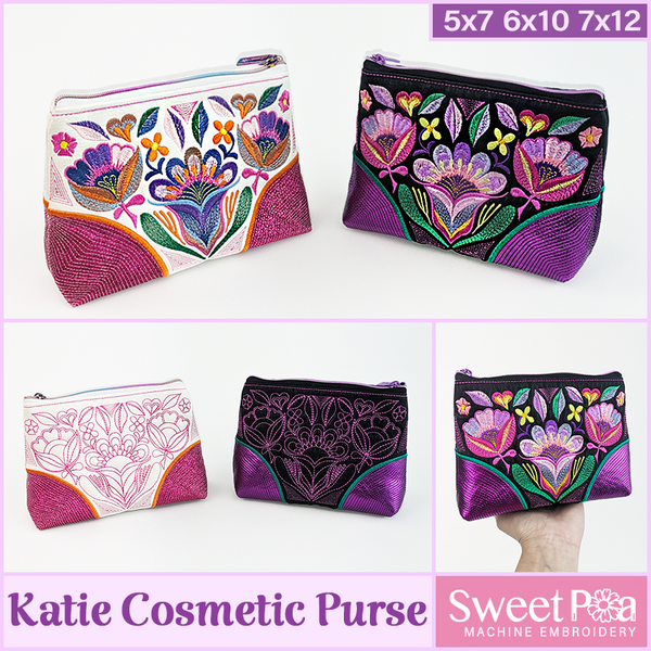 Katie Cosmetic Purse 5x7 6x10 7x12