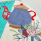Tea Cosy 5x7 6x10 8x12 In the hoop machine embroidery designs