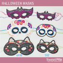 Halloween Masks 5x7 6x10 - Sweet Pea Australia In the hoop machine embroidery designs. in the hoop project, in the hoop embroidery designs, craft in the hoop project, diy in the hoop project, diy craft in the hoop project, in the hoop embroidery patterns, design in the hoop patterns, embroidery designs for in the hoop embroidery projects, best in the hoop machine embroidery designs perfect for all hoops and embroidery machines