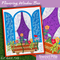Flowering Window Box Quilt 5x7 6x10 7x12 In the hoop machine embroidery designs