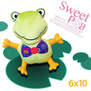 Frog Stuffed Toy 6x10 - Sweet Pea Australia In the hoop machine embroidery designs. in the hoop project, in the hoop embroidery designs, craft in the hoop project, diy in the hoop project, diy craft in the hoop project, in the hoop embroidery patterns, design in the hoop patterns, embroidery designs for in the hoop embroidery projects, best in the hoop machine embroidery designs perfect for all hoops and embroidery machines