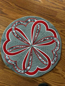 Celtic Love Heart Table Centre 5x7 6x10 7x12 - Sweet Pea Australia In the hoop machine embroidery designs. in the hoop project, in the hoop embroidery designs, craft in the hoop project, diy in the hoop project, diy craft in the hoop project, in the hoop embroidery patterns, design in the hoop patterns, embroidery designs for in the hoop embroidery projects, best in the hoop machine embroidery designs perfect for all hoops and embroidery machines