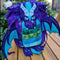 Blaze the Dragon Backpack 5x7 6x10 In the hoop machine embroidery designs