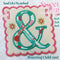 Ampersand '&' Symbol Bunting add on 4x4 5x5 6x6 - Sweet Pea Australia In the hoop machine embroidery designs. in the hoop project, in the hoop embroidery designs, craft in the hoop project, diy in the hoop project, diy craft in the hoop project, in the hoop embroidery patterns, design in the hoop patterns, embroidery designs for in the hoop embroidery projects, best in the hoop machine embroidery designs perfect for all hoops and embroidery machines