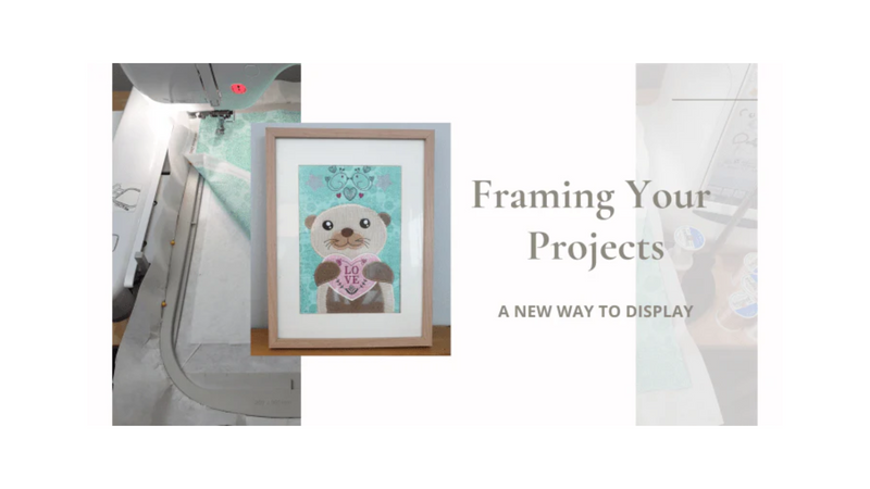 Framing your Embroidery Projects