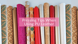 pressing tip for PU leather