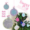 machine embroidery design, machine embroidery, in the hoop, Christmas, Mylar
