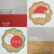 christmas coasters with cork and pleather used from sweet pea
