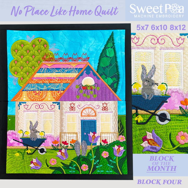BOM No Place Like Home Quilt - Block 4