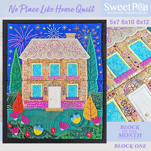 BOM No Place Like Home Quilt - Block 1