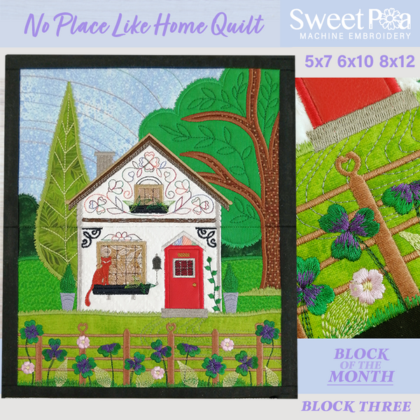 BOM No Place Like Home Quilt - Block 3