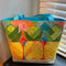 Herringbone Pineapple Blocks/Tote Bag 4x4 5x5 6x6