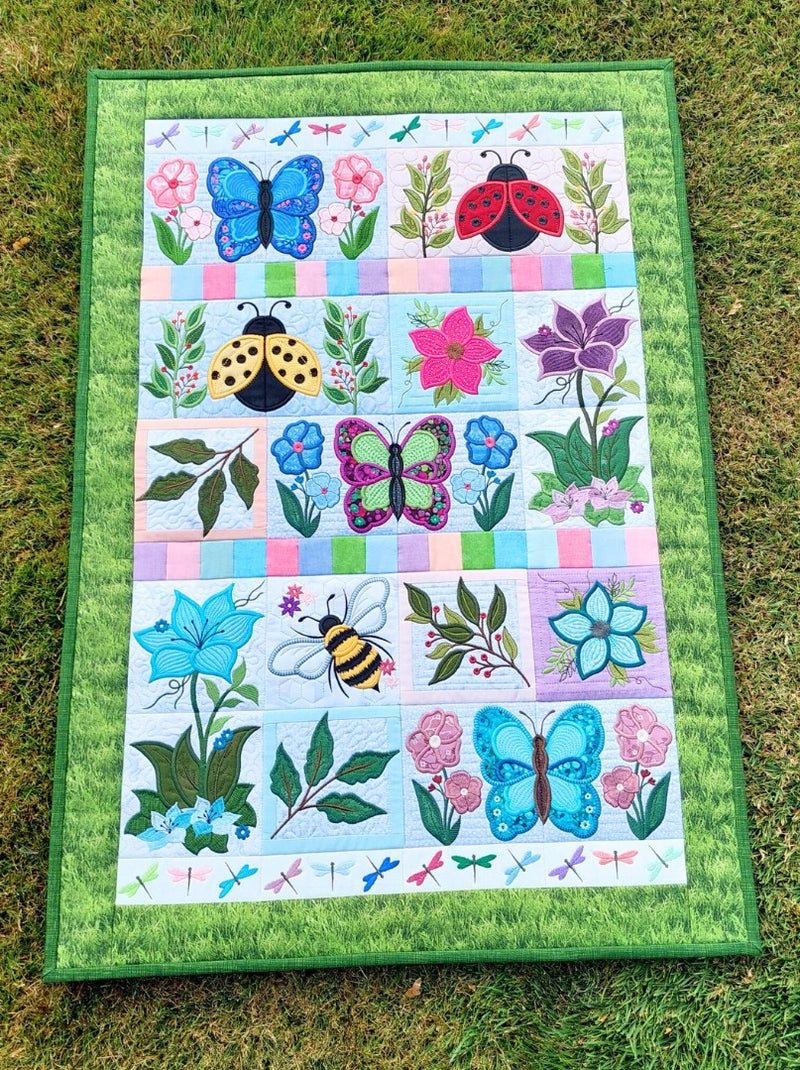 A Walk in the Park Quilt 4x4 5x5 6x6 7x7