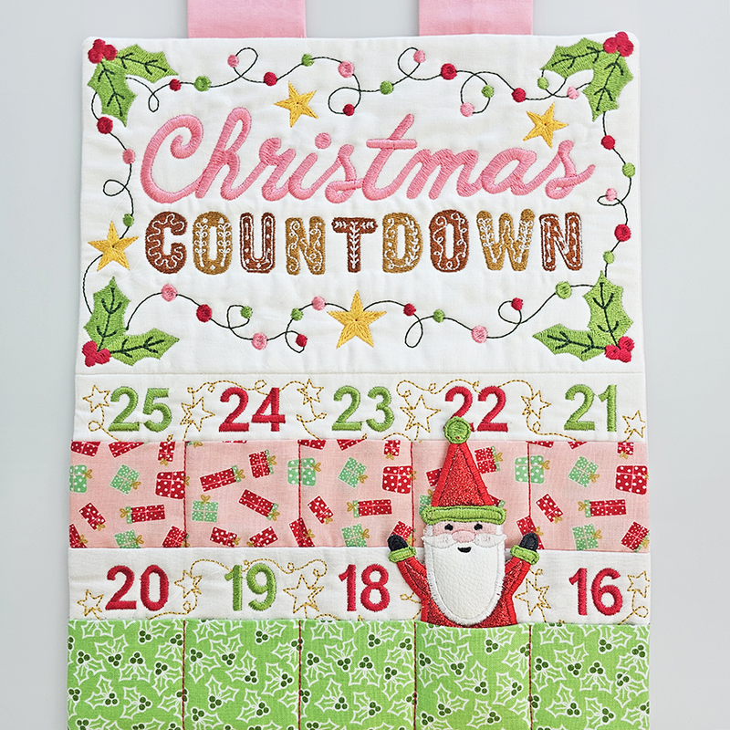 Christmas Countdown Hanger 5x7 6x10 7x12