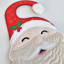 Christmas Doorknob Hangers santa close up