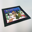 Christmas Scene Mini Quilt 4x4 5x5 6x6 7x7 8x8