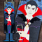 dracula hanger ith machine embroidery design