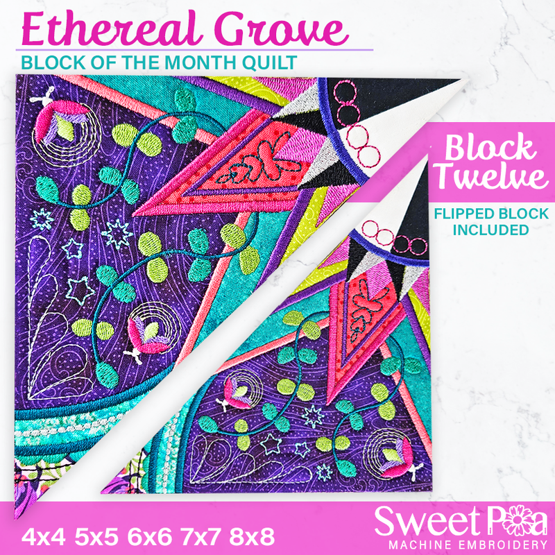 BOM Ethereal Grove Quilt - Block 12