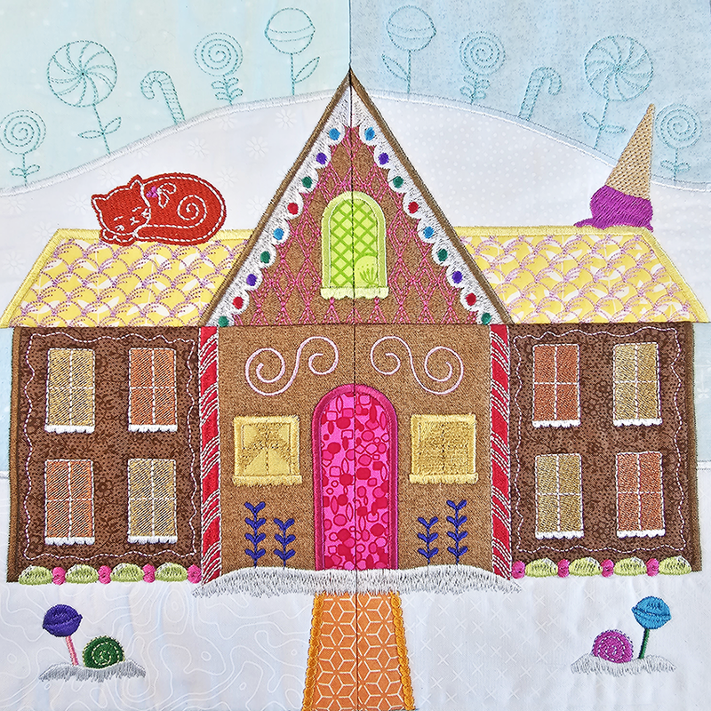 gingerbread quilt house