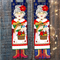 Mrs Christmas Hanger machine embroidery designs