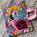 Tropical Flamingo Tote Bag 5x7 6x10 7x12