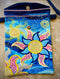 Sunflower Cosmos Zipper Bag 6x10 7x12 8x12 9.5x14 and 10.6x16