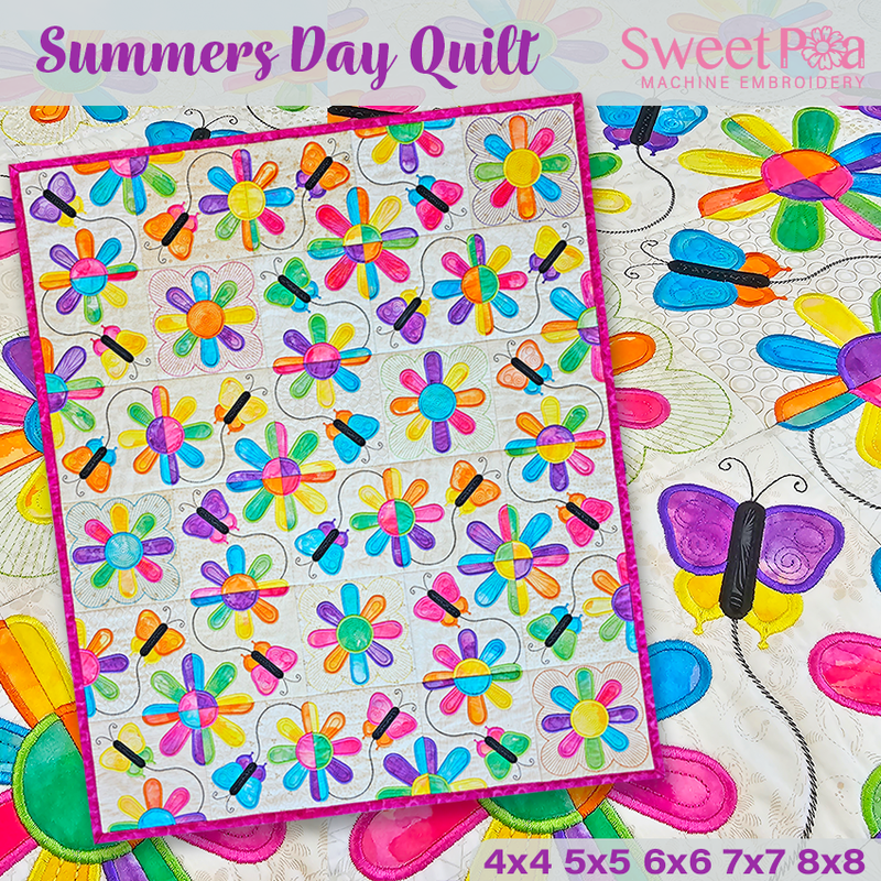 Summers Day Quilt & sizes