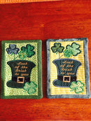 Luck of the Irish Mugrug 5x7 6x10 7x12 - Sweet Pea Australia In the hoop machine embroidery designs. in the hoop project, in the hoop embroidery designs, craft in the hoop project, diy in the hoop project, diy craft in the hoop project, in the hoop embroidery patterns, design in the hoop patterns, embroidery designs for in the hoop embroidery projects, best in the hoop machine embroidery designs perfect for all hoops and embroidery machines