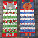 Cat & Dog Advent Hangers 5x7 6x10 7x12 In the hoop machine embroidery designs