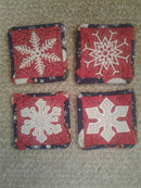 Snowflake Coasters 4x4 5x5 - Sweet Pea Australia In the hoop machine embroidery designs. in the hoop project, in the hoop embroidery designs, craft in the hoop project, diy in the hoop project, diy craft in the hoop project, in the hoop embroidery patterns, design in the hoop patterns, embroidery designs for in the hoop embroidery projects, best in the hoop machine embroidery designs perfect for all hoops and embroidery machines