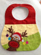 Rudolph Christmas Bib 6x10 and 7x12 - Sweet Pea Australia In the hoop machine embroidery designs. in the hoop project, in the hoop embroidery designs, craft in the hoop project, diy in the hoop project, diy craft in the hoop project, in the hoop embroidery patterns, design in the hoop patterns, embroidery designs for in the hoop embroidery projects, best in the hoop machine embroidery designs perfect for all hoops and embroidery machines