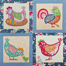 Clucking Around Quilt 4x4 5x5 6x6 7x7 - Sweet Pea Australia In the hoop machine embroidery designs. in the hoop project, in the hoop embroidery designs, craft in the hoop project, diy in the hoop project, diy craft in the hoop project, in the hoop embroidery patterns, design in the hoop patterns, embroidery designs for in the hoop embroidery projects, best in the hoop machine embroidery designs perfect for all hoops and embroidery machines