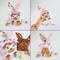 Bunny Goody Bags 6x10 7x12 9.5x14 In the hoop machine embroidery designs