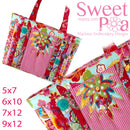 3d Flower Tote Bag 5x7 6x10 7x12 9x12 - Sweet Pea Australia In the hoop machine embroidery designs. in the hoop project, in the hoop embroidery designs, craft in the hoop project, diy in the hoop project, diy craft in the hoop project, in the hoop embroidery patterns, design in the hoop patterns, embroidery designs for in the hoop embroidery projects, best in the hoop machine embroidery designs perfect for all hoops and embroidery machines