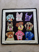 Woof Woof Quilt 4x4 5x5 6x6 7x7 - Sweet Pea Australia In the hoop machine embroidery designs. in the hoop project, in the hoop embroidery designs, craft in the hoop project, diy in the hoop project, diy craft in the hoop project, in the hoop embroidery patterns, design in the hoop patterns, embroidery designs for in the hoop embroidery projects, best in the hoop machine embroidery designs perfect for all hoops and embroidery machines