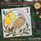 BOW Twelve Days of Christmas Quilt Block 1 - Sweet Pea Australia In the hoop machine embroidery designs. in the hoop project, in the hoop embroidery designs, craft in the hoop project, diy in the hoop project, diy craft in the hoop project, in the hoop embroidery patterns, design in the hoop patterns, embroidery designs for in the hoop embroidery projects, best in the hoop machine embroidery designs perfect for all hoops and embroidery machines