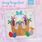 BOW Spring Things Quilt - Block 5 In the hoop machine embroidery designs
