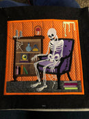 BOW Halloween Haunted House Quilt - Block 6 In the hoop machine embroidery designs