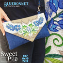 Bluebonnet Clutch Bag 5x7 6x10 7x12 - Sweet Pea Australia In the hoop machine embroidery designs. in the hoop project, in the hoop embroidery designs, craft in the hoop project, diy in the hoop project, diy craft in the hoop project, in the hoop embroidery patterns, design in the hoop patterns, embroidery designs for in the hoop embroidery projects, best in the hoop machine embroidery designs perfect for all hoops and embroidery machines
