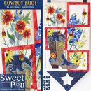 Cowboy Boot Flag 4x4 5x5 6x6 7x7 - Sweet Pea Australia In the hoop machine embroidery designs. in the hoop project, in the hoop embroidery designs, craft in the hoop project, diy in the hoop project, diy craft in the hoop project, in the hoop embroidery patterns, design in the hoop patterns, embroidery designs for in the hoop embroidery projects, best in the hoop machine embroidery designs perfect for all hoops and embroidery machines