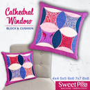 Cathedral Window Block & Cushion 4x4 5x5 6x6 7x7 8x8 In the hoop machine embroidery designs