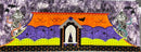 BOW Halloween Haunted House Quilt - Block 5 In the hoop machine embroidery designs