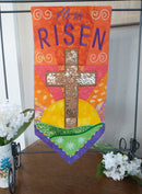 "He is Risen" Wall Hanging 5x7 6x10 7x12 - Sweet Pea Australia In the hoop machine embroidery designs. in the hoop project, in the hoop embroidery designs, craft in the hoop project, diy in the hoop project, diy craft in the hoop project, in the hoop embroidery patterns, design in the hoop patterns, embroidery designs for in the hoop embroidery projects, best in the hoop machine embroidery designs perfect for all hoops and embroidery machines