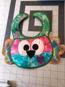 Owl Bib 5x7 - Sweet Pea Australia In the hoop machine embroidery designs. in the hoop project, in the hoop embroidery designs, craft in the hoop project, diy in the hoop project, diy craft in the hoop project, in the hoop embroidery patterns, design in the hoop patterns, embroidery designs for in the hoop embroidery projects, best in the hoop machine embroidery designs perfect for all hoops and embroidery machines