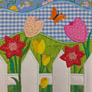 Picket Fence Table Runner 5x7 6x10 7x12 - Sweet Pea Australia In the hoop machine embroidery designs. in the hoop project, in the hoop embroidery designs, craft in the hoop project, diy in the hoop project, diy craft in the hoop project, in the hoop embroidery patterns, design in the hoop patterns, embroidery designs for in the hoop embroidery projects, best in the hoop machine embroidery designs perfect for all hoops and embroidery machines