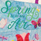 Spring is in the Air Flag 5x7 6x10 7x12 - Sweet Pea Australia In the hoop machine embroidery designs. in the hoop project, in the hoop embroidery designs, craft in the hoop project, diy in the hoop project, diy craft in the hoop project, in the hoop embroidery patterns, design in the hoop patterns, embroidery designs for in the hoop embroidery projects, best in the hoop machine embroidery designs perfect for all hoops and embroidery machines