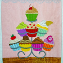 Sweet Pea Patisserie Quilt 4x4 5x5 6x6 7x7 In the hoop machine embroidery designs