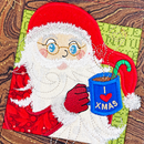 BOW Santa's Workshop Tour Quilt - Block 2 In the hoop machine embroidery designs