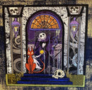 BOW Halloween Haunted House Quilt - Block 1 In the hoop machine embroidery designs